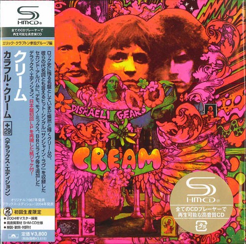 Cream - Mini LP SHM-CD 4 Titles 1st~4th Set + Promo Box Paper Sleeve Obi Japan