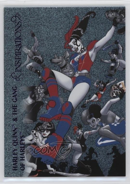 2026 Inspirations The World of DC Purple Patterned Foil 38/499 Harley Quinn 5v4