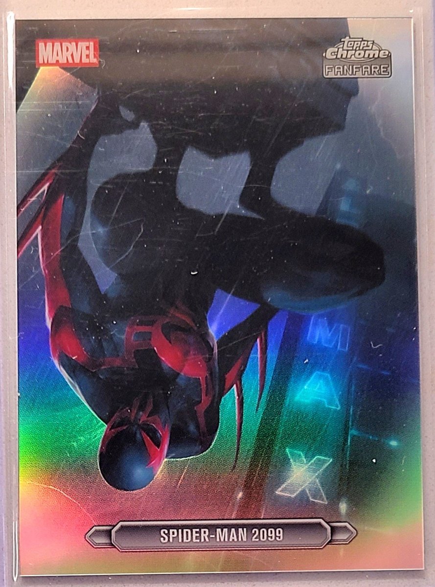 2026 Topps Chrome Marvel Fanfare Spider-Man 2099 #FF-40 Refractor