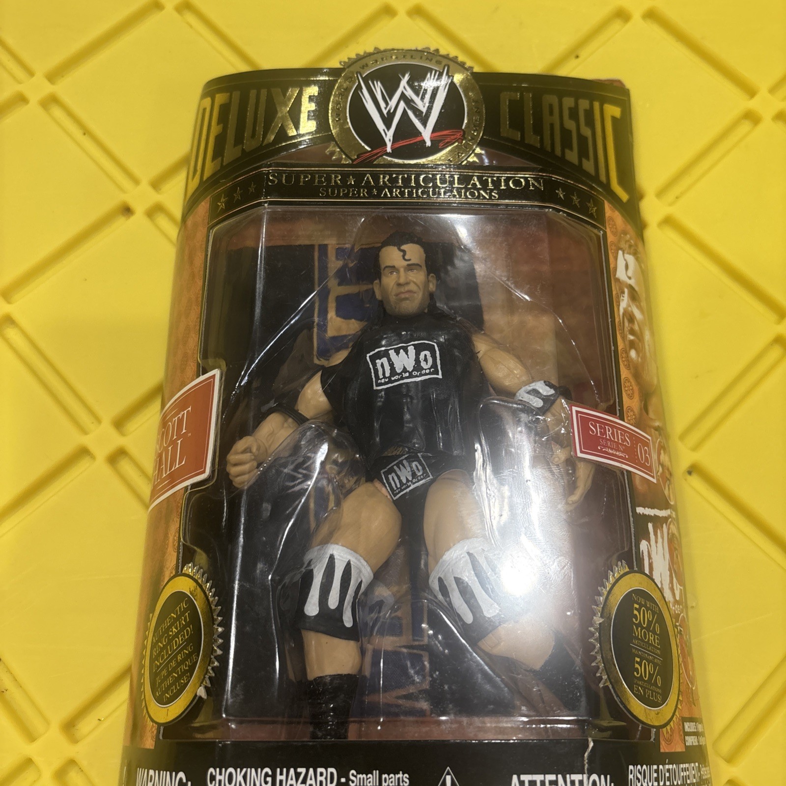 WWE Deluxe Classic Superstars Scott Hall nWo Series 3 Front Back Creases