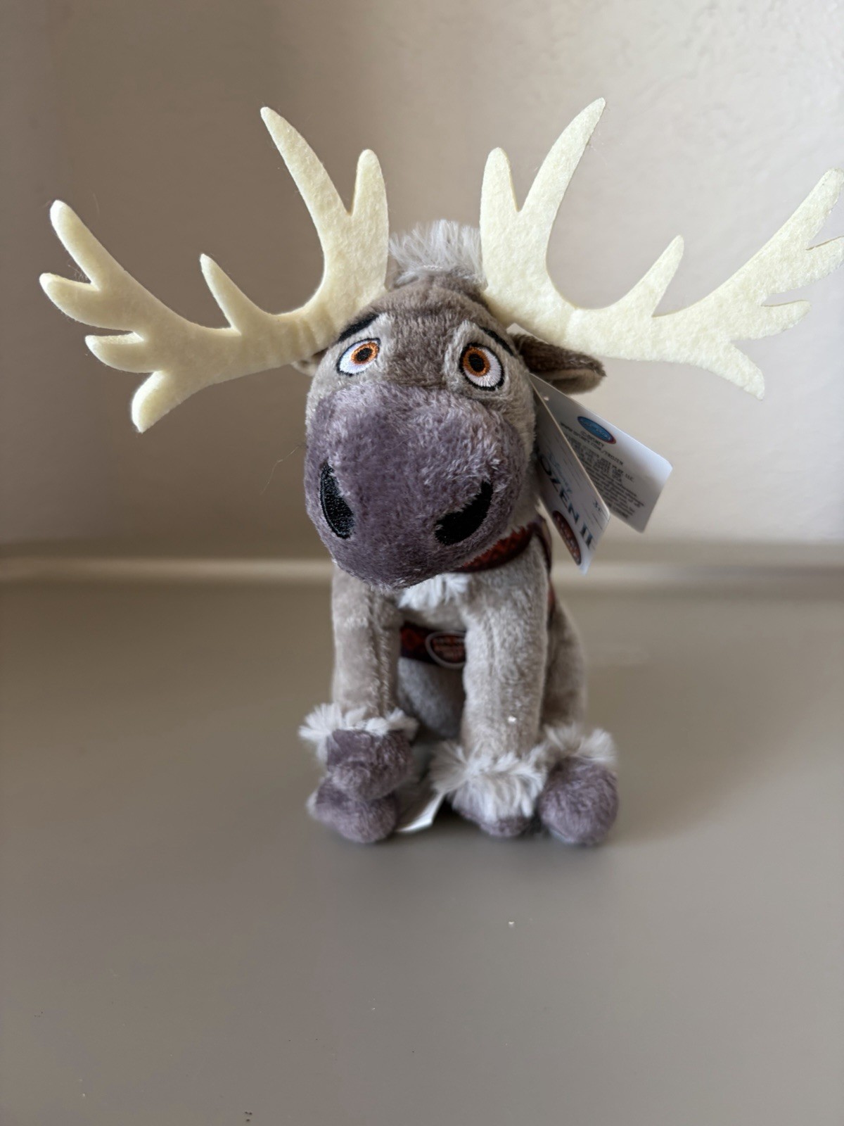 Disney Frozen Sven 7" Plush Moose Stuffed Animal Toy Try Me buttons Still On