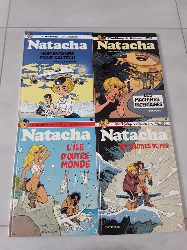 Lot de 4 BD Natacha