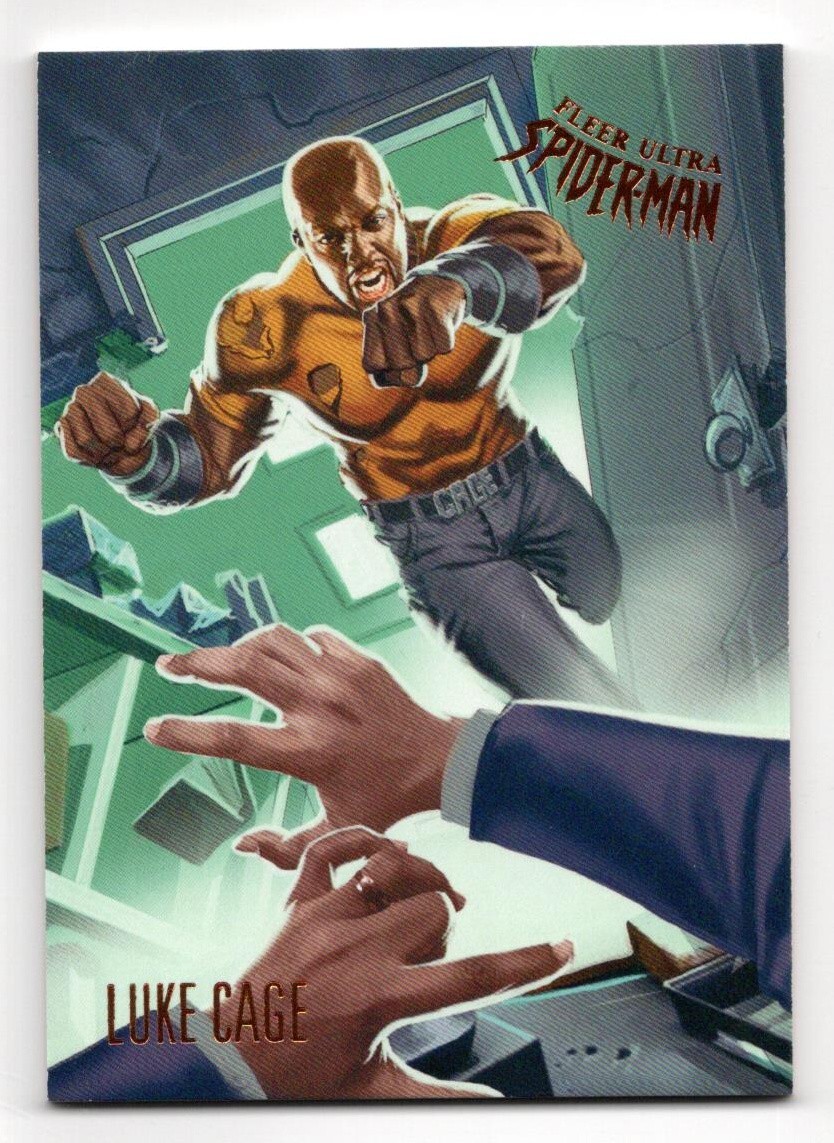 2017 Fleer Ultra Spider-Man Set Base Card #27...LUKE CAGE