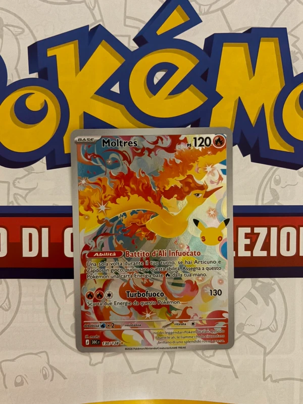Moltres 30 anniversario Pokémon