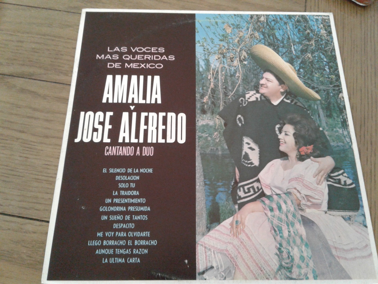 AMALIA Y JOSE ALFREDO CON EL MARIACHI VARGAS DE TECALITLAN - LP - PLAY TESTED/VG