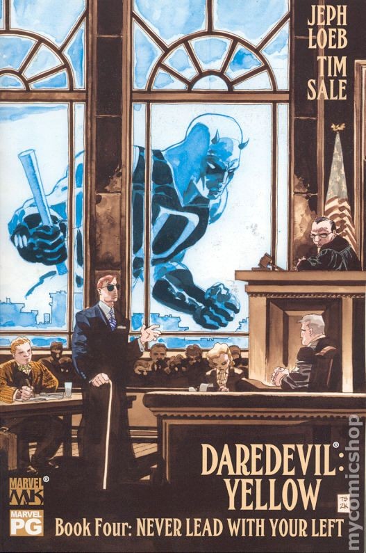 Daredevil Giallo #4 VF 8.0 2001 Immagine Stock