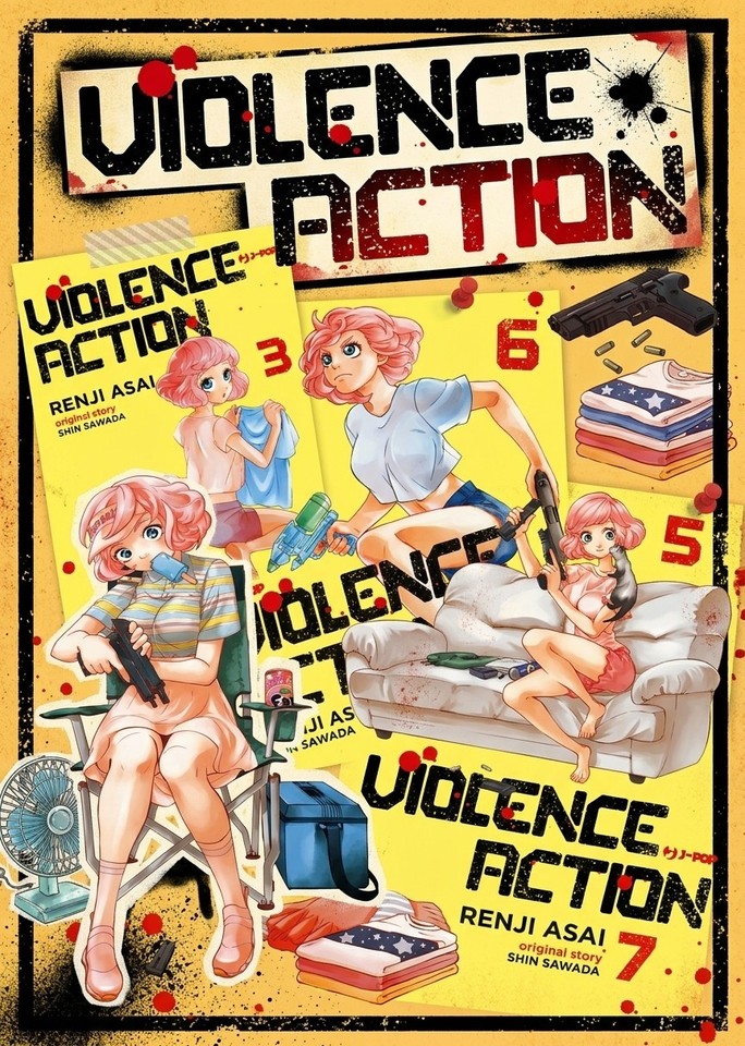 Violence action di Shin Sawada Edizioni BD manga fumetto