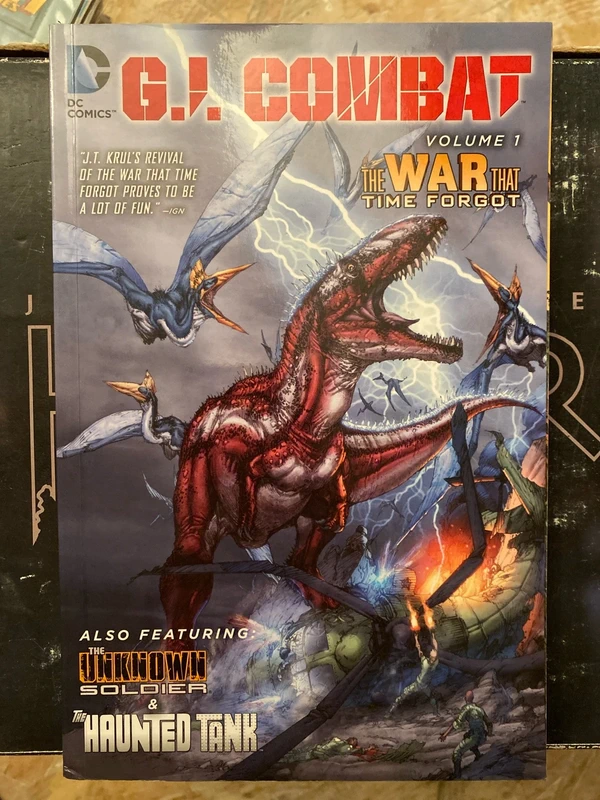 🇺🇸 G.I combat (unknown soldier & haunted tank) vol 1: the war that time forgot TPB new 52