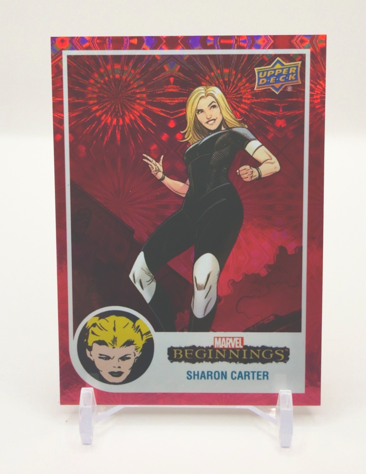 2022 Upper Deck Marvel Beginnings Volume 2, #35 SHARON CARTER RED Supernova