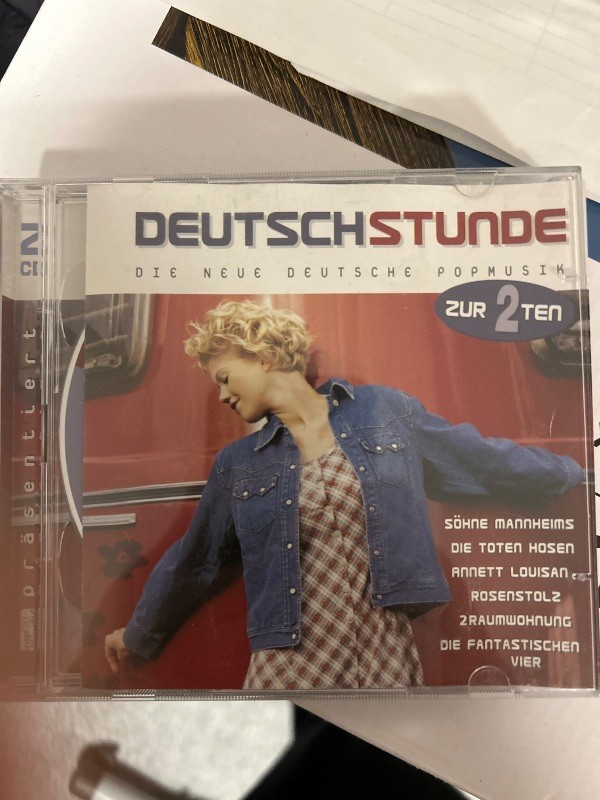 Deutschstunde Zur 2ten Nuova Musica Pop Tedesca CD