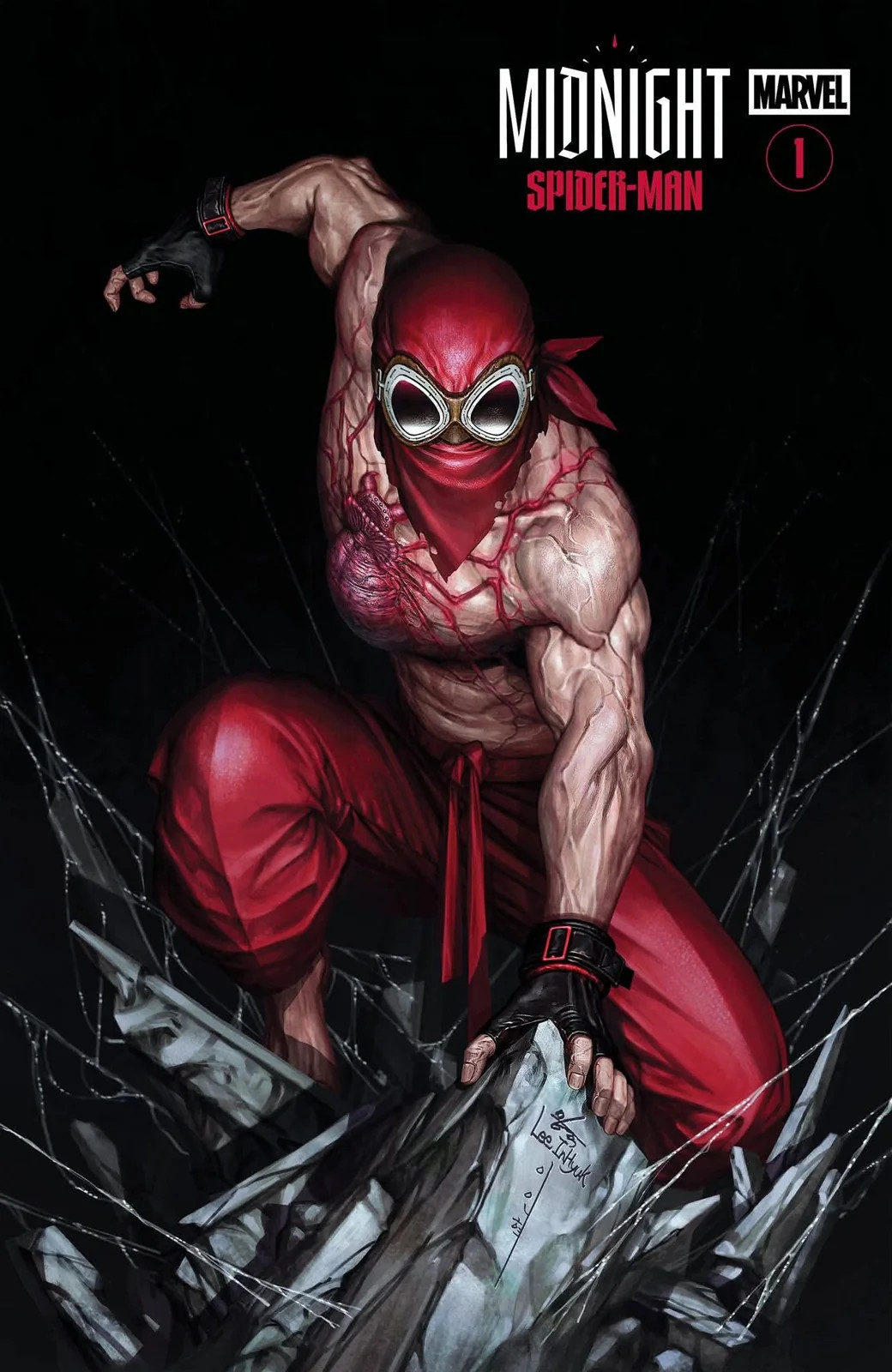 MIDNIGHT SPIDER-MAN #1 Inhyuk Lee NYCC Variant Cover Ltd To 800 Bagged & Boarded
