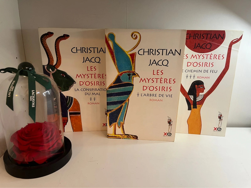 les mystères d’osiris, tomes 1 à 3 – christian jacq