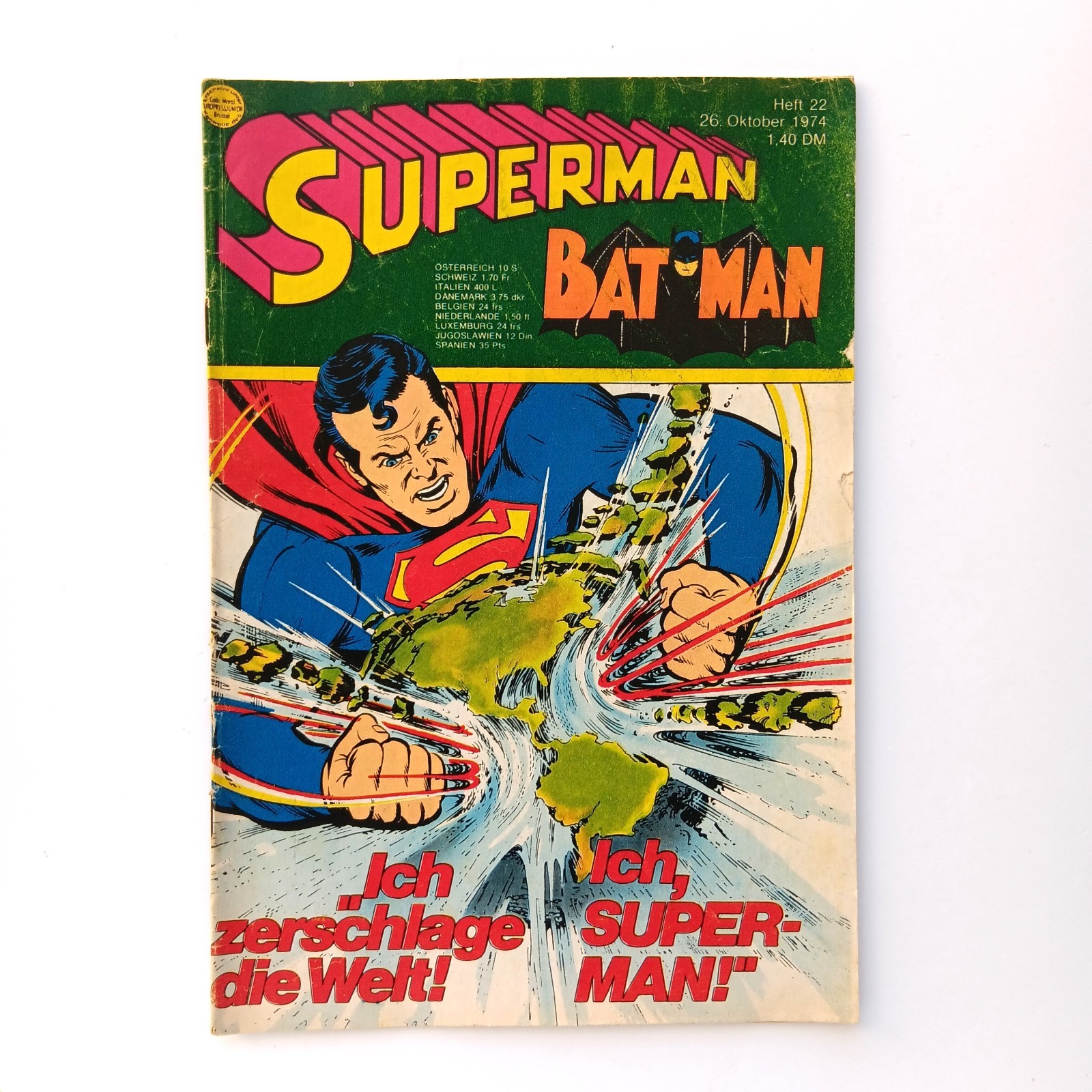 Superman Batman fascicolo 22 (1974) Jimmy Olsen, Ehapa | Z 1-2