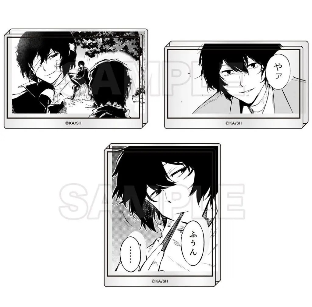 Bungo Rany Dogs supporto acrilico da collezione Osamu Dazai 3 pezzi Koma...