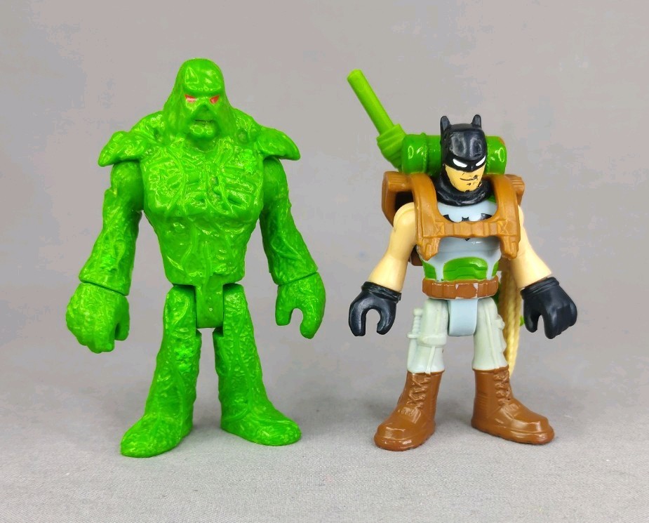 Modellino Imaginext DC Super Friends Justice League Batman & Swamp Thing 