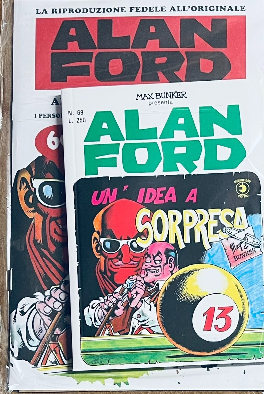 ALAN FORD ANASTATICA N°69 GAZZETTA DELLO SPORT BLISTERATO NUOVO