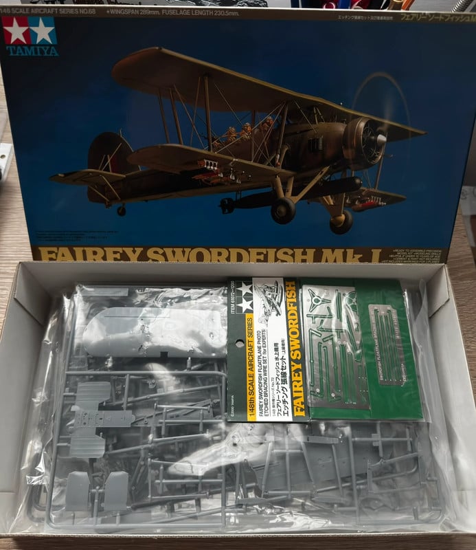 Tamiya Fairey Swordfish Mk.I 1/48+ fotograbados Tamiya