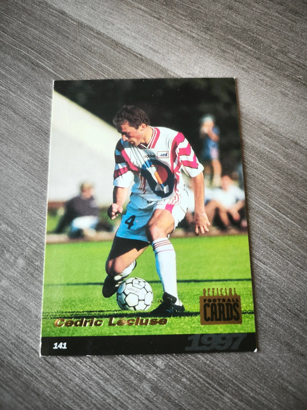 Carte Panini Collection Football ASNL Nancy Cédric Lécluse France