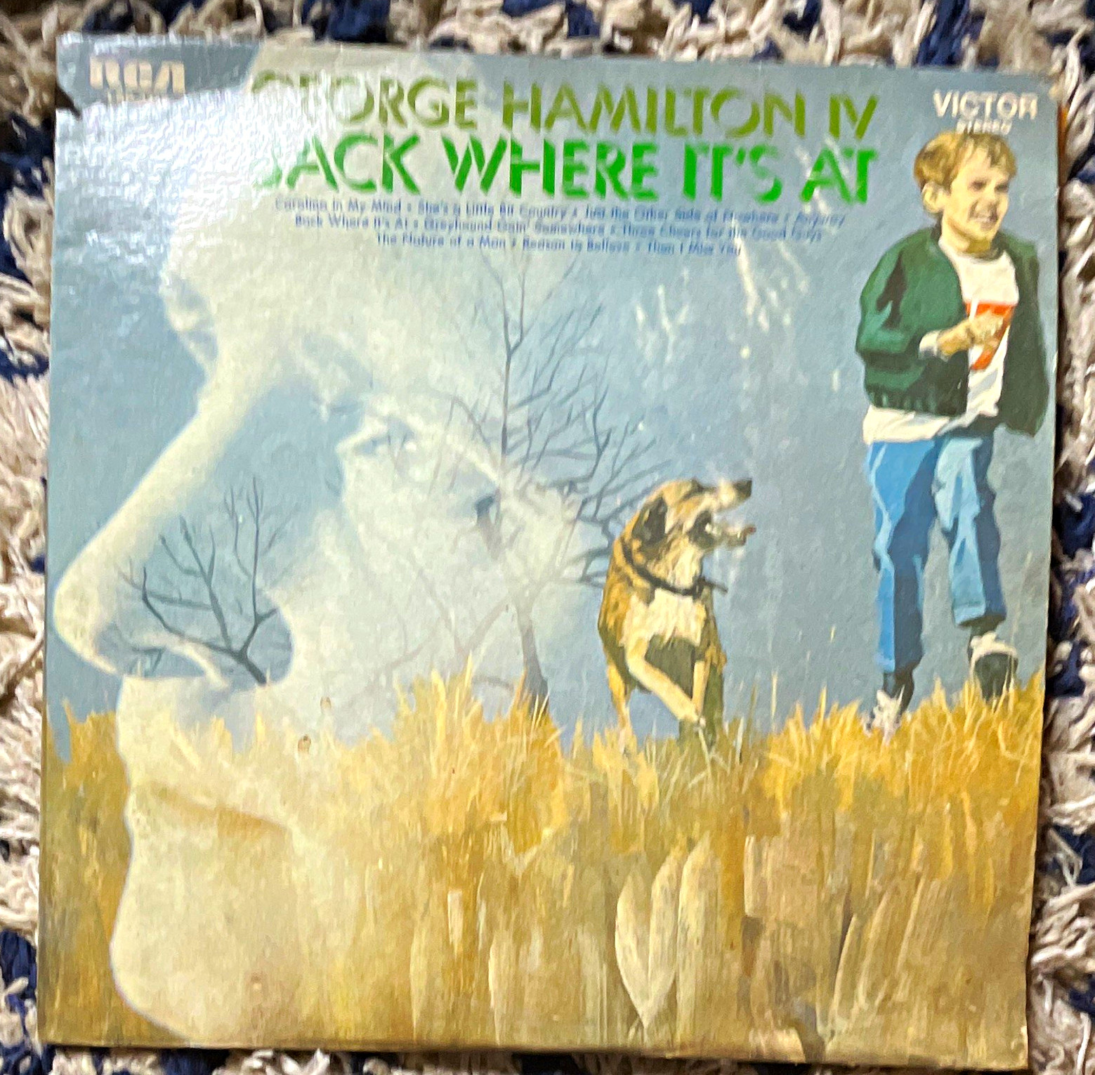 George Hamilton IV Back Where It's At LP Vinyl RCA Victor LSP-4147 Stereo