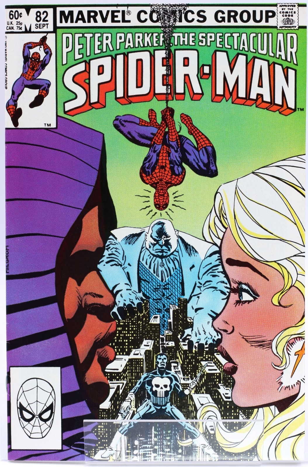 SPETTACOLARE SPIDER-MAN #82 • [6.0] • 1983 • Al Milgrom • **1" COPERTINA POSTERIORE STRAPPO**