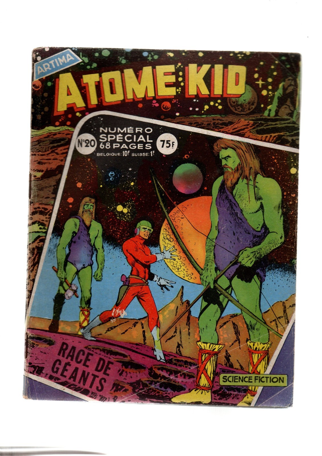 ATOME KID n°20. Spécial 68 pg. Editions ARTIMA 1958. Récit complet en bel état