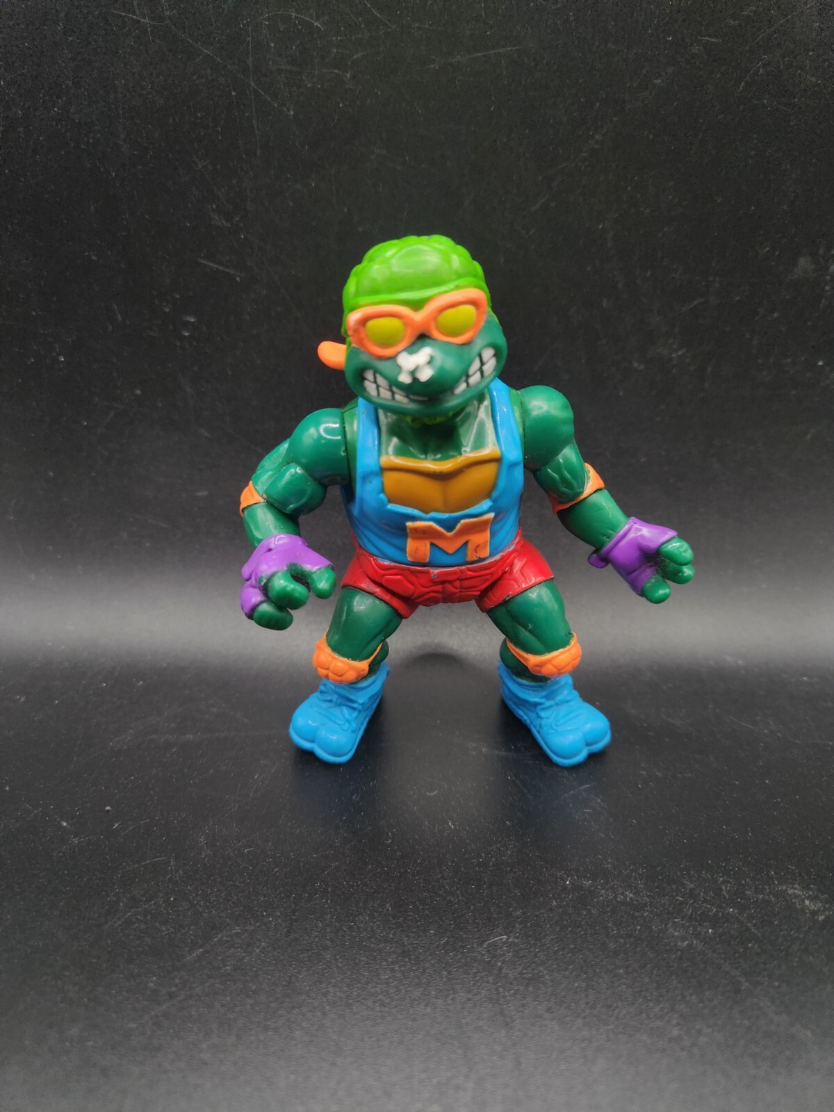 Vintage TMNT Action Figure 1991 Skateboardin’ Mike Michelangelo