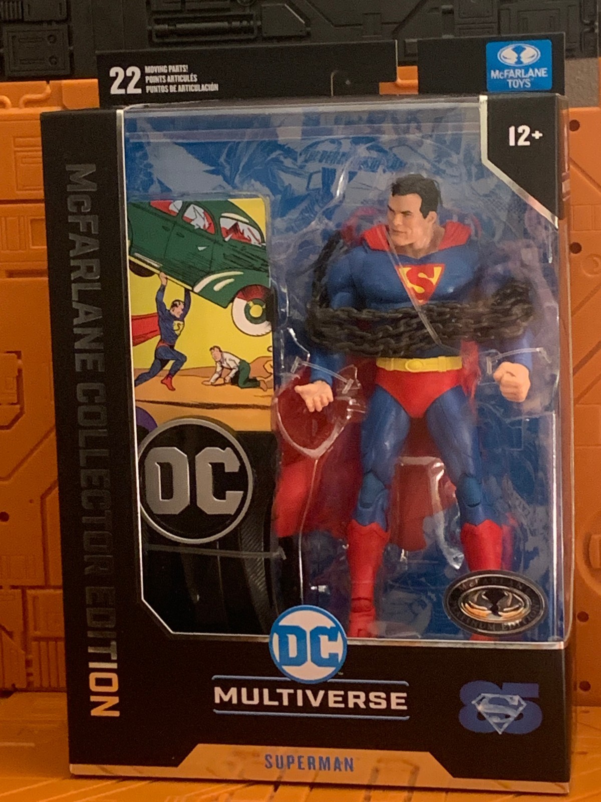 DC Multiverse Chase Platinum Collector Ed Action Comics #1 Superman McFarlane