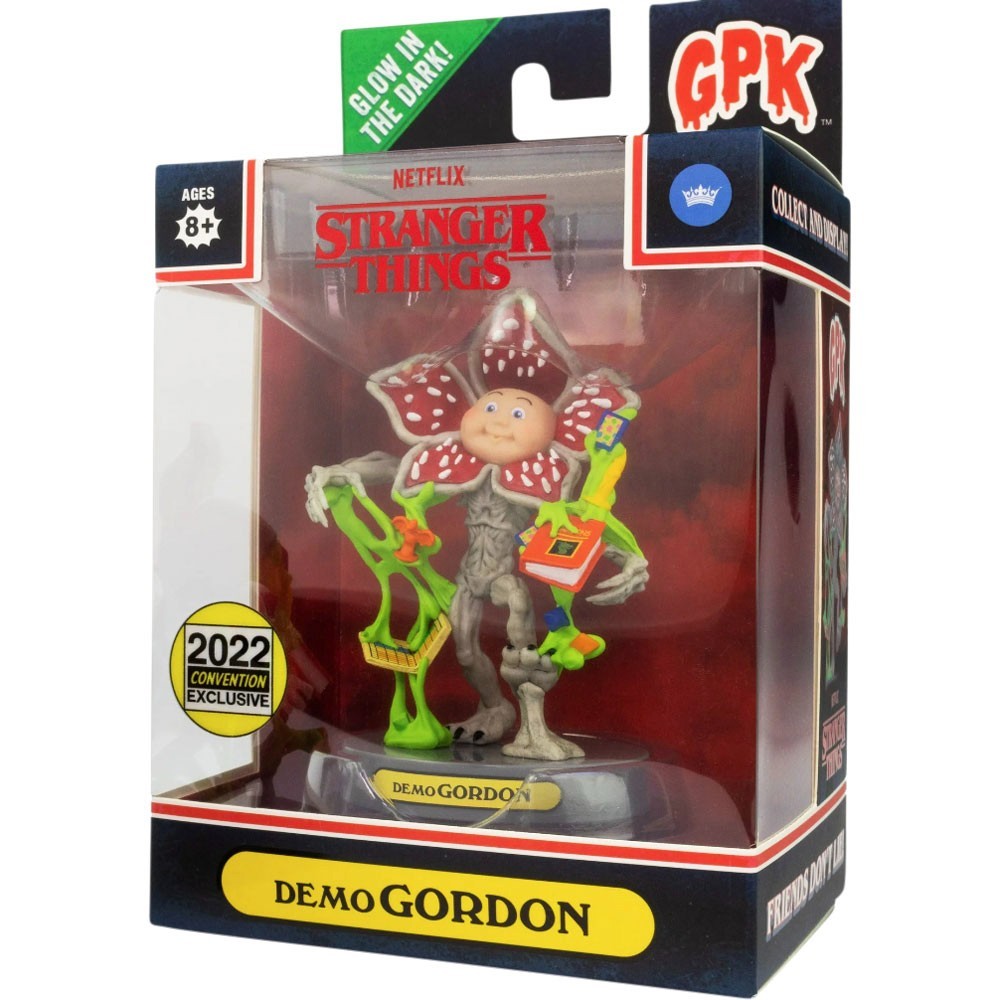 SDCC Esclusivo Secchio Spazzatura Bambini GPK STRANGER THINGS DemoGORDON 2022 Glow NUOVO