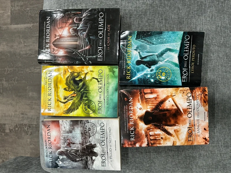 eroi dell’olimpo saga completa italiano