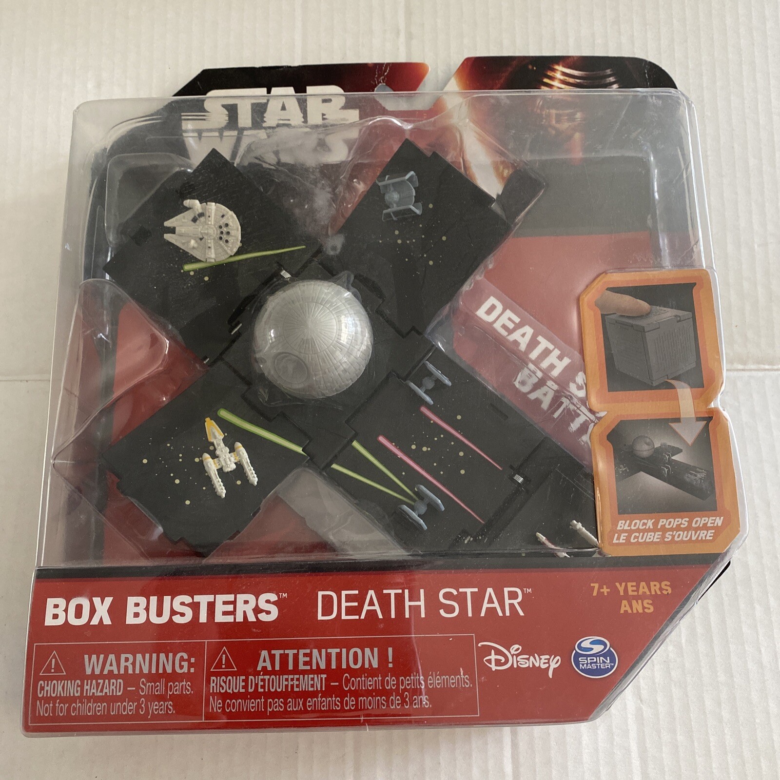 Disney Star Wars Box Busters Death Star Battle Game Spin Master Nuovo