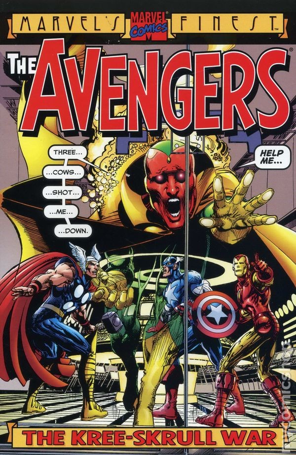Avengers Kree/Skrull War TPB 1° Edizione #1-1ST FN 2000 Immagine Stock