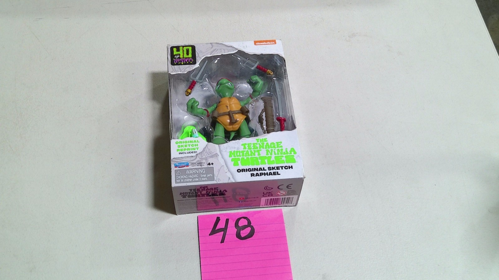 Modellino Nickelodeon Teenage Mutant Ninja Turtles Raffaello coltello verde in scatola