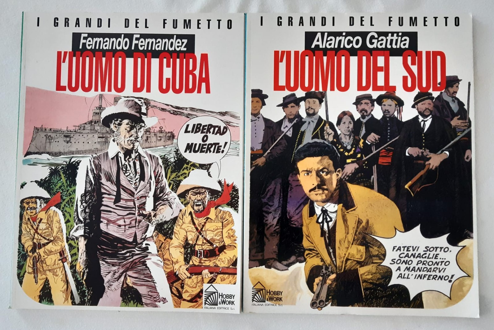 FUMETTI UN UOMO UN'AVVENTURA I GRANDI DEL FUMETTO LOTTO 6 ALBI DIVERSI
