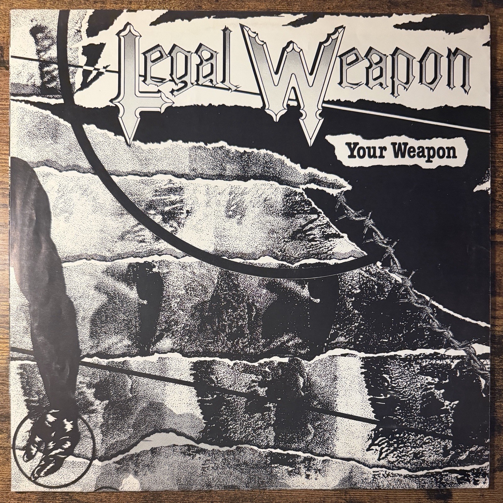 Legal Weapon Your Weapon 1983 LP NM Vinyl Poster Cover Rare LA Punk