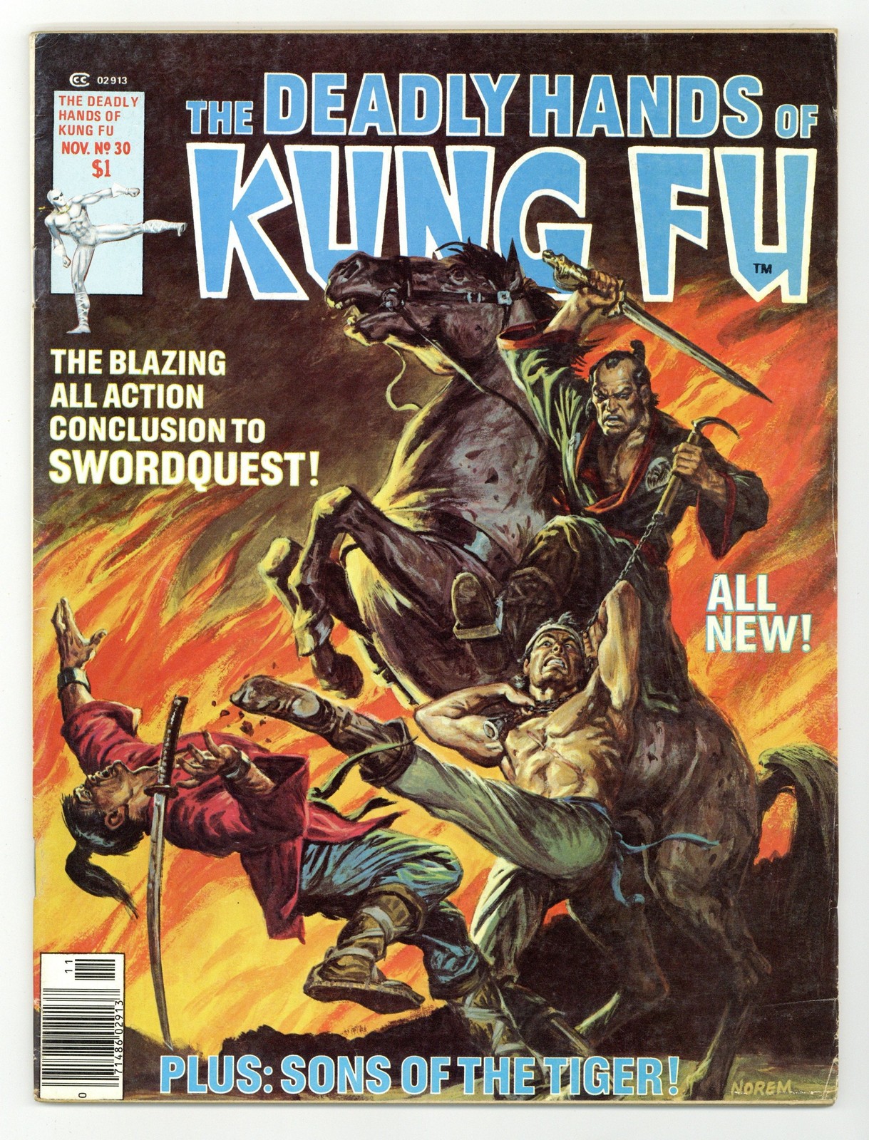 Deadly Hands of Kung Fu #30 VG 4.0 1976