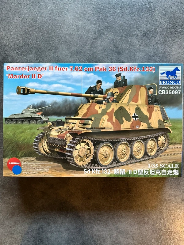 Panzerjaeger II fuer 7.62 cm Pak 36 (Sd.Kfz.132) - Marder II D - Bronco