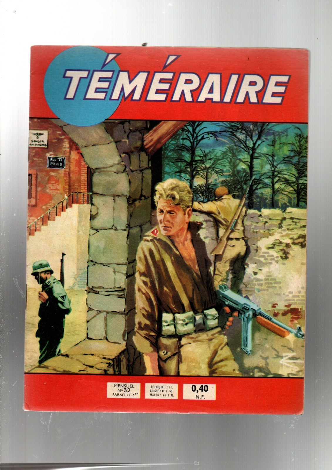 TEMERAIRE n°32. ARTIMA 1961. Récit complet en TBE