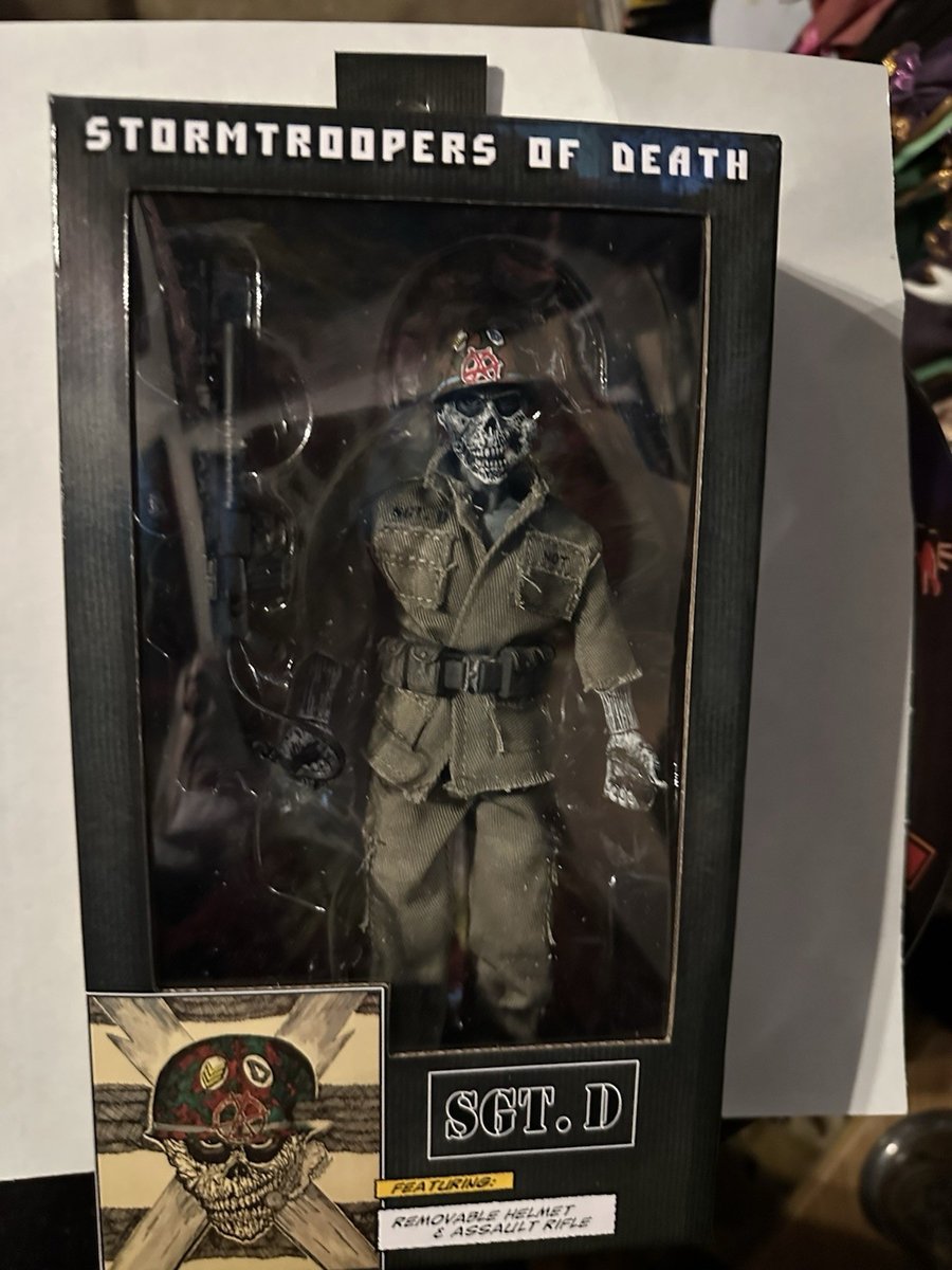 NECA S.O.D. Stormtroopers of Death Sgt. Figurina D 8" vestita 2020 sigillata