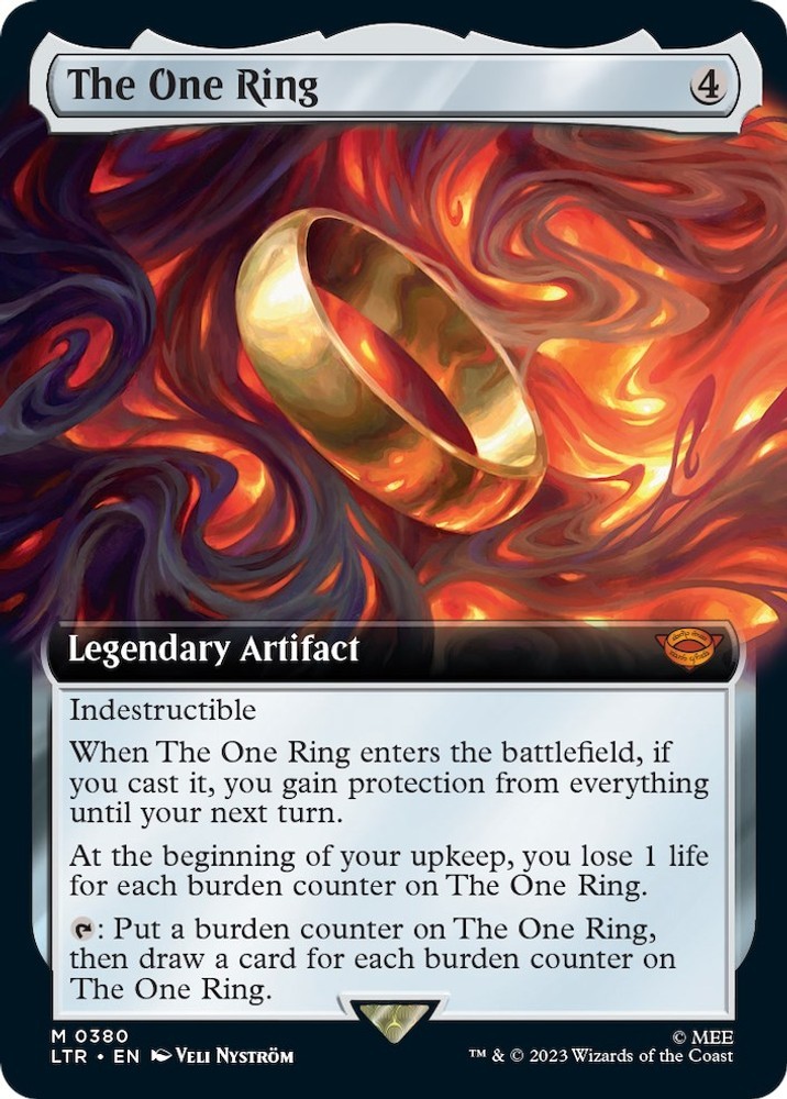 The One Ring (Extended Art) #380 (NM) The Lord of the Rings: Tales... (LTR) MTG