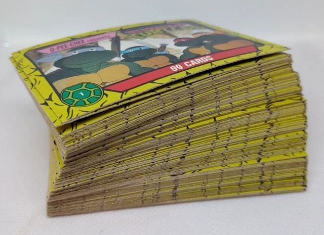  Set di carte collezionabili Topps Teenage Mutant Ninja Turtles 1989, serie 1