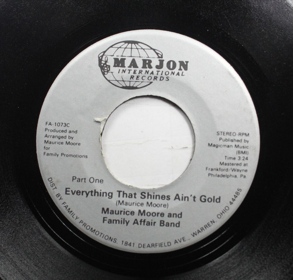 Hear! Modern Soul 45 Maurice Moore & Family Affair Band - Everything That Shines