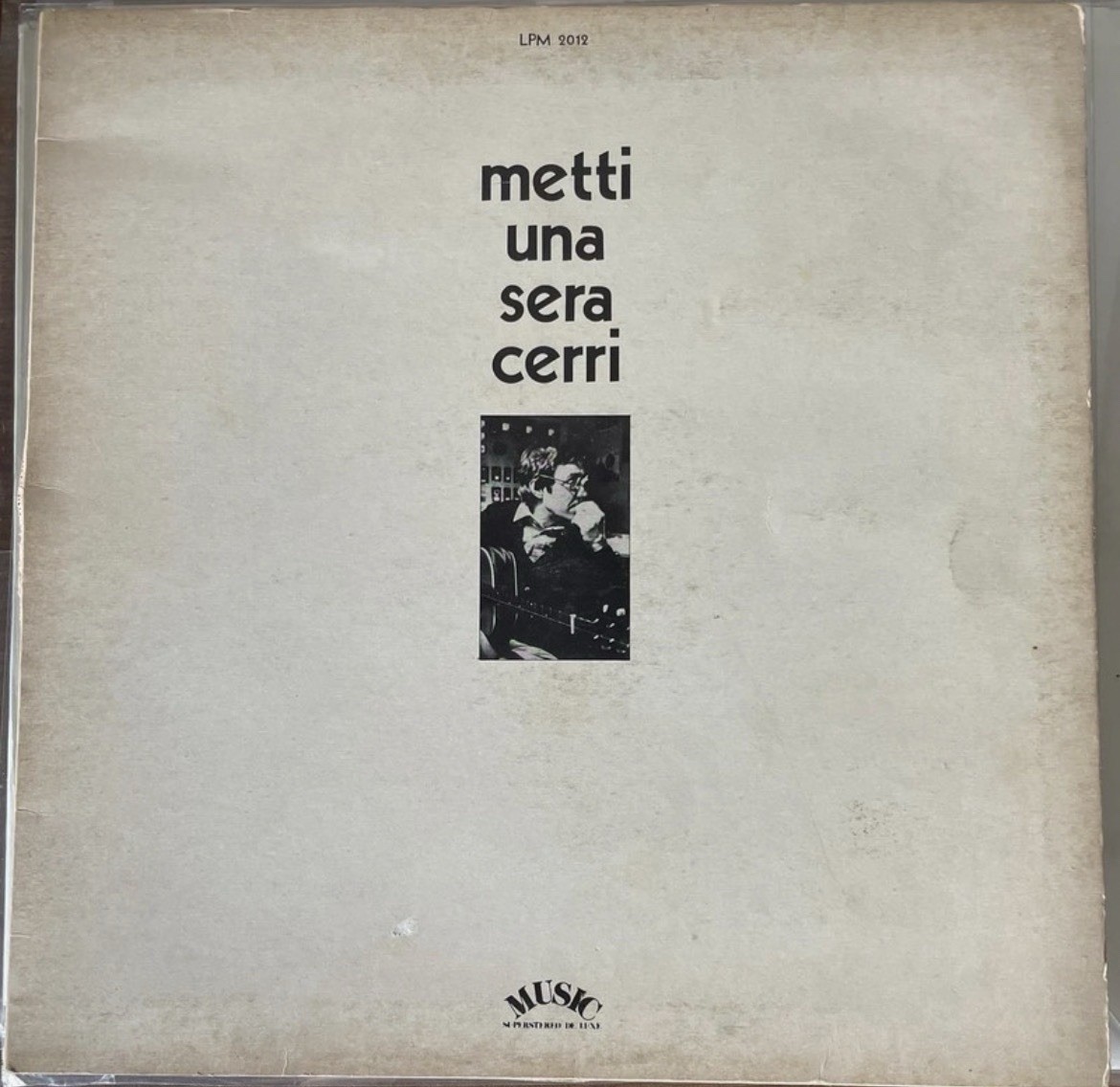 Franco Cerri - Metti Una Sera Cerri . vinile versione rara Promo