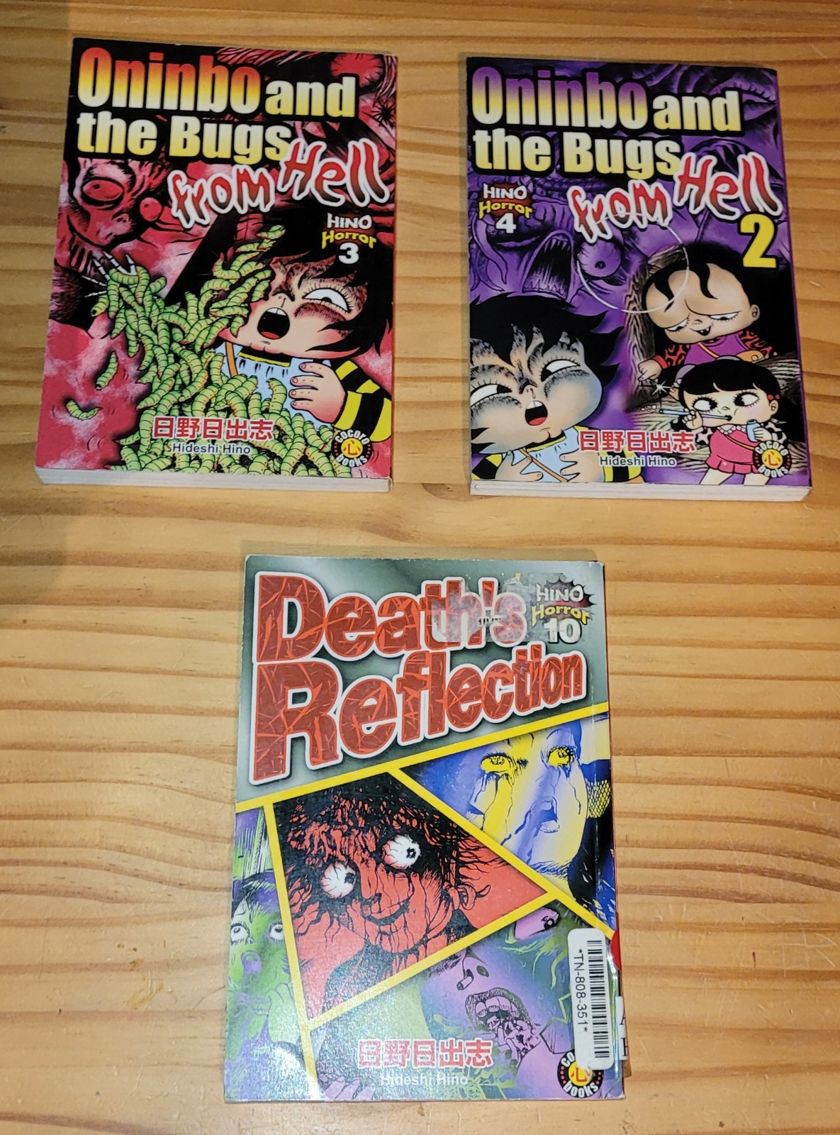 Manga, Hino Horror 2+3+10, Hideshi Hino, dodoro books, inglese