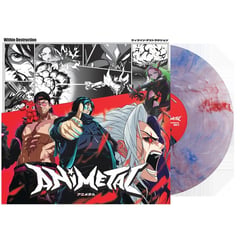 WITHIN DESTRUCTION - ANIMETAL (LTD. CLEAR W. RED WHITE BLUE MARBLE VINYL LP NEU