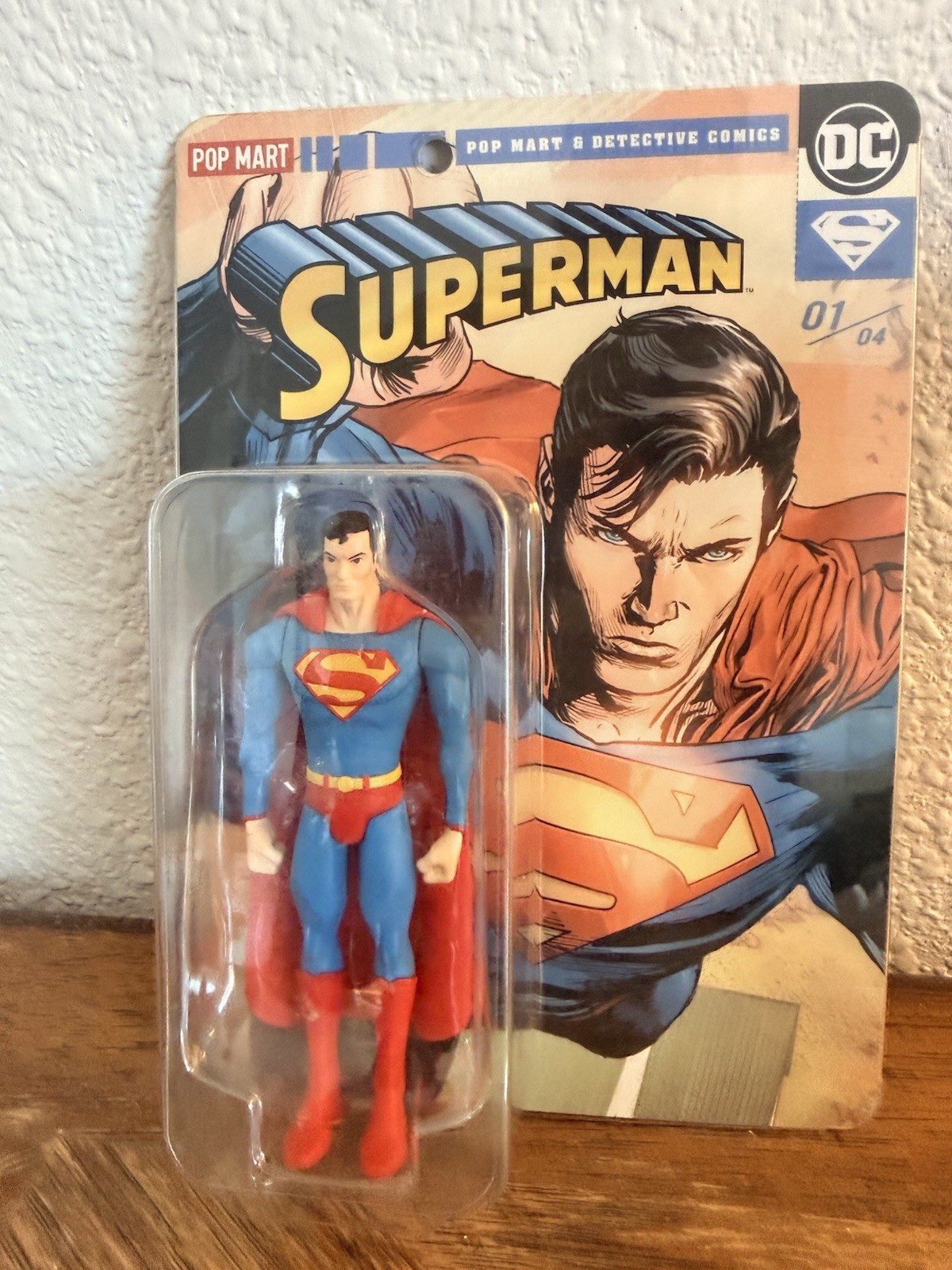 Pop Mart & Detective Comics Superman Retro Style Action Figure