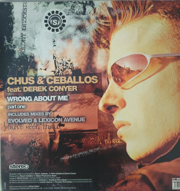 Vinilo Chus & Ceballos feat Deralek Conyer