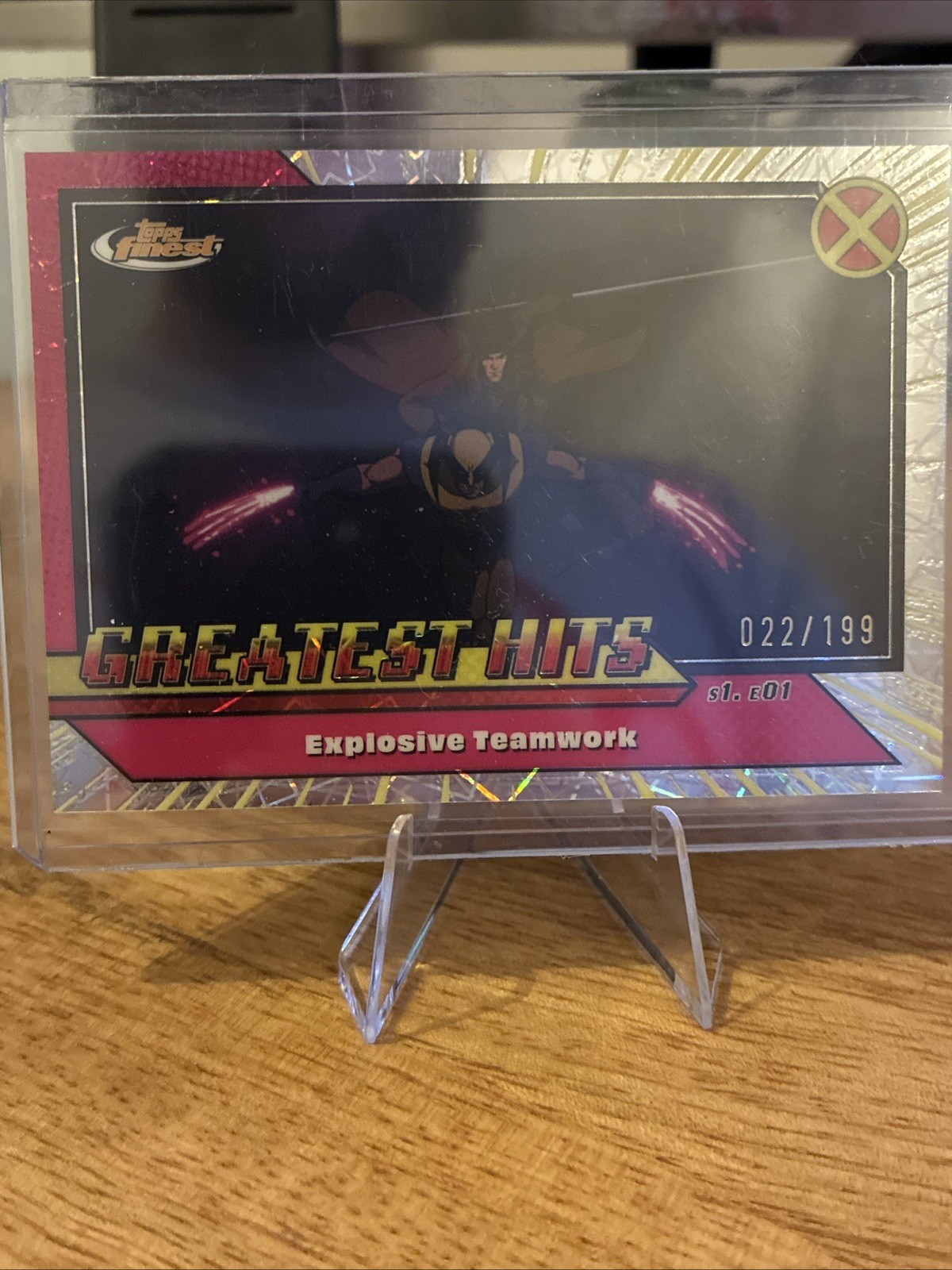 "Explosive Teamwork" - 2025 Topps Finest X-Men '97 #GH-3 22/199