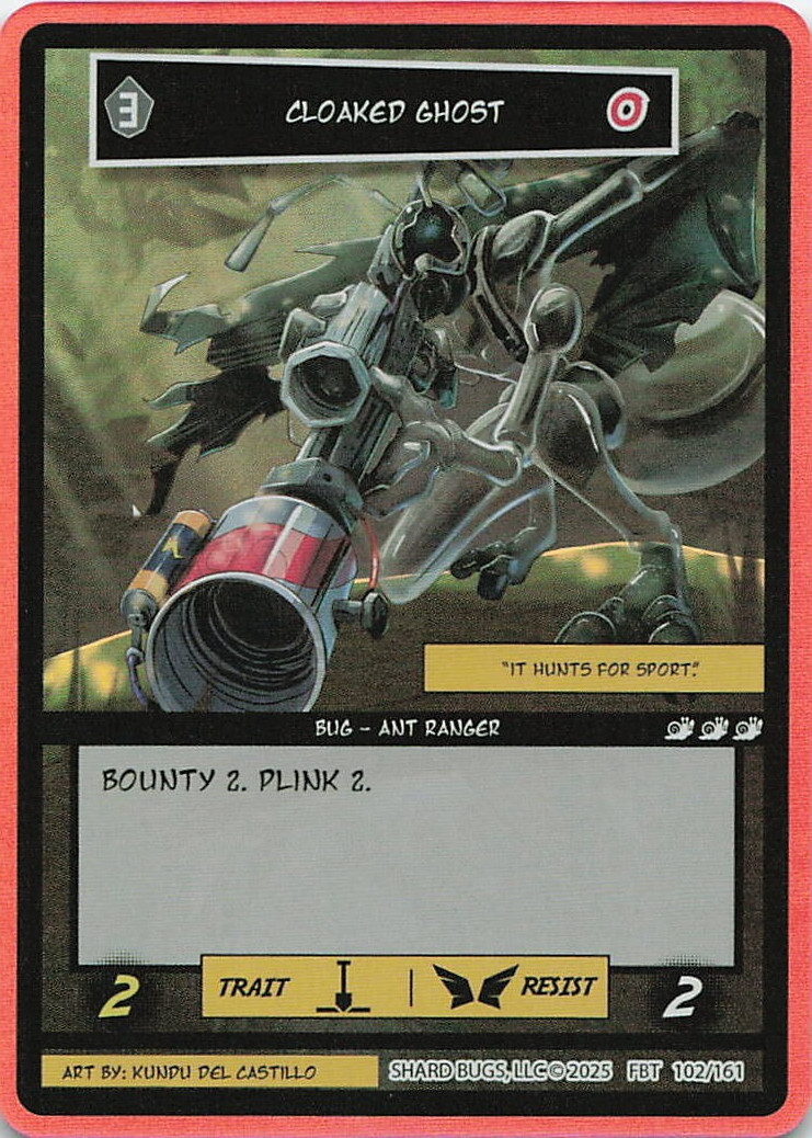 Fantasma Mantellato - First Bounty - Shard Bugs TCG - Foil