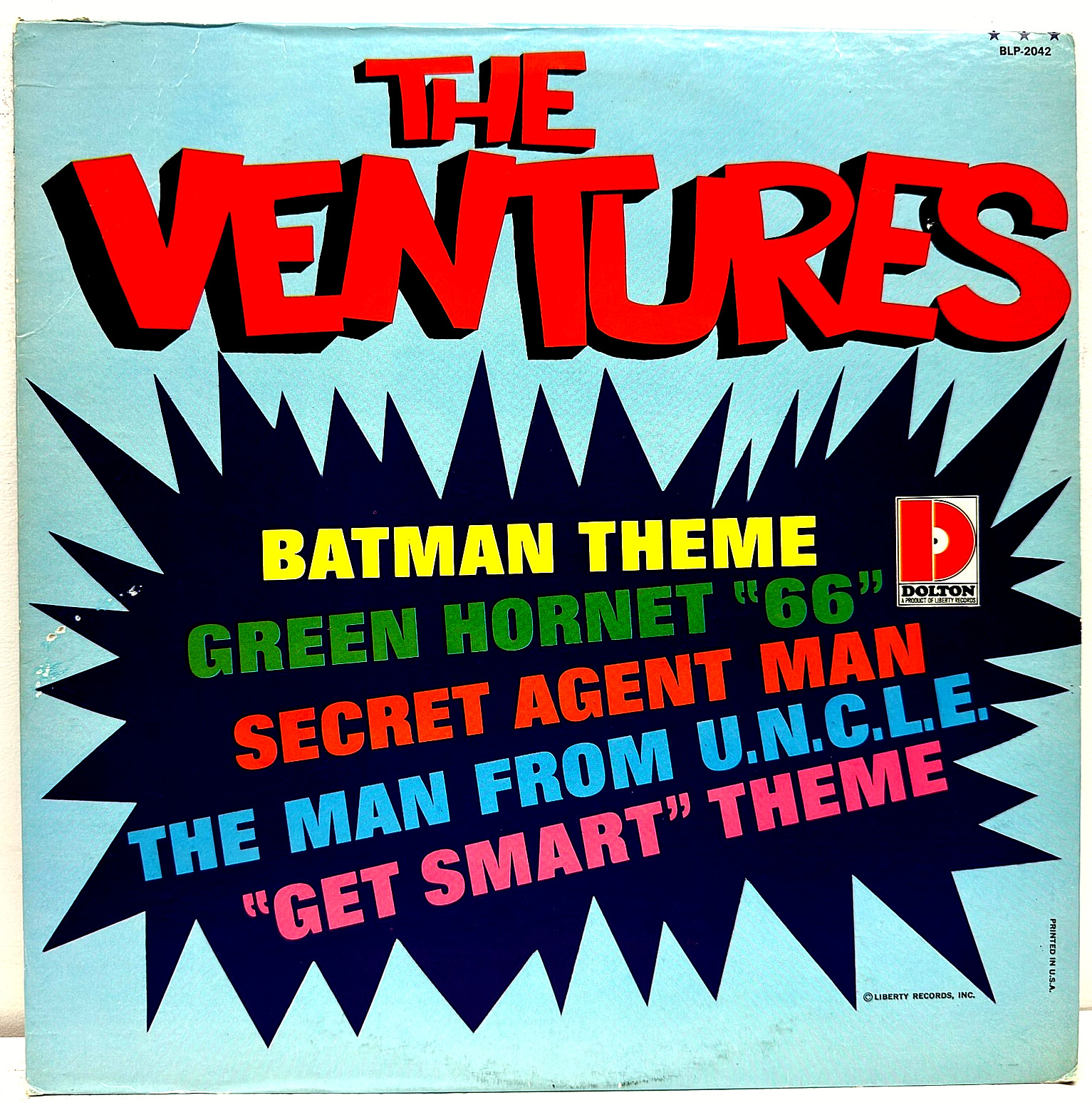 The Ventures S/T 1966 Vinyl Dolton Records 1st Press Mono