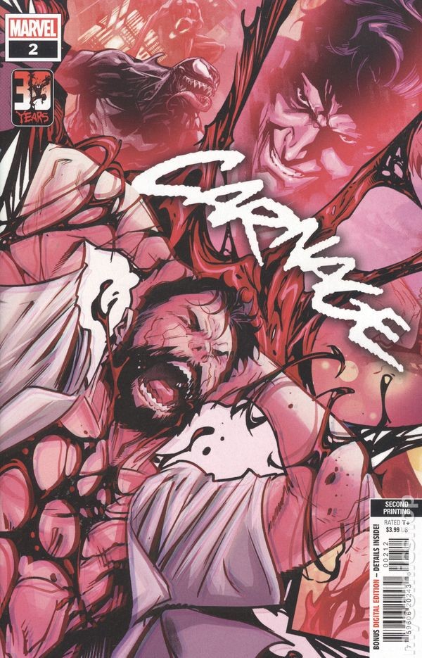 Carnage #2E Manna Variante 2° Stampa VF 2022 Immagine Stock